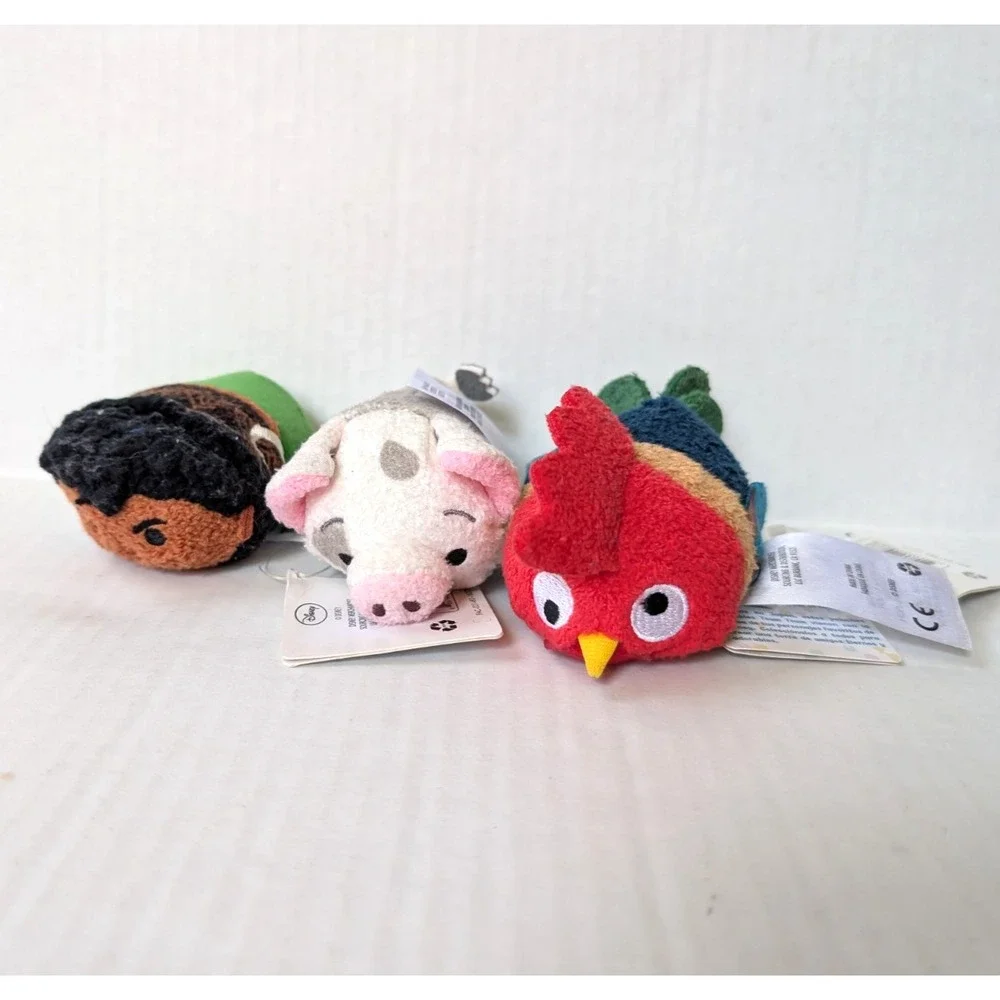 Disney Tsum Tsum Plush lot of 15 Frozen Moana Beauty Beast Peter Pan +